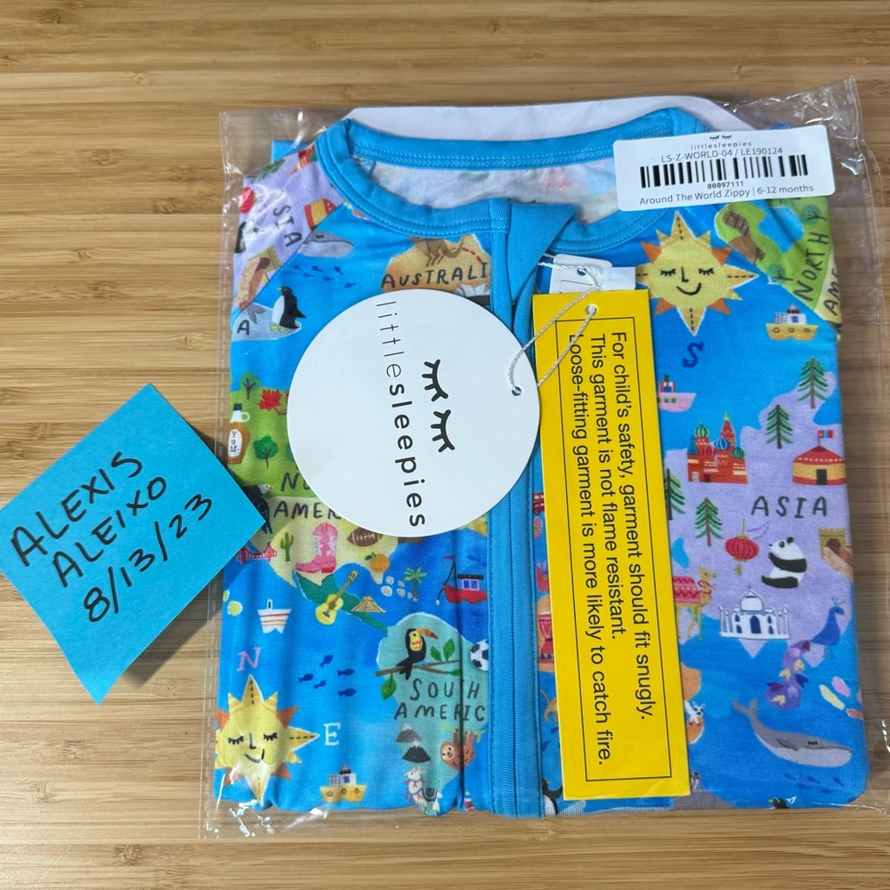 Around the World Zippy 6-12 Months NIB